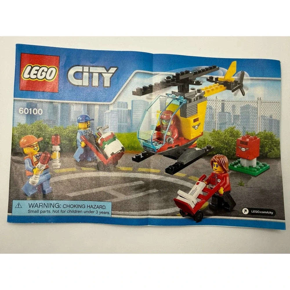 LEGO 60100 Airport Starter Set City Used With‎ Instructions Missing 1 Piece